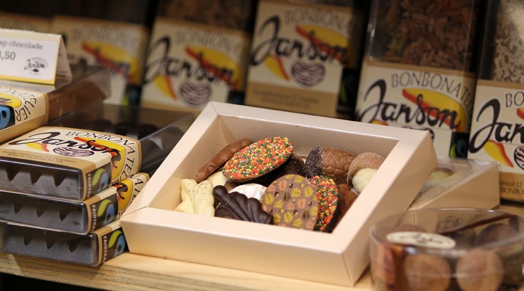 chocolade van bonbonatelier Janson in Vorden