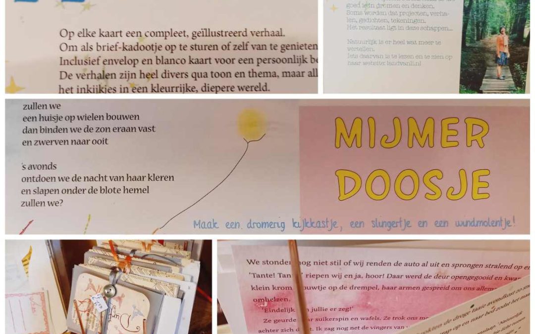 Handgemaakte kaarten kijkdozen verstuurverhalen uit Zutphen