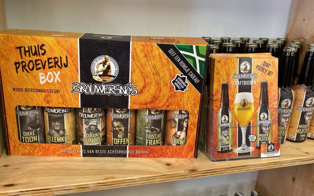 Cadeauset van Brouwersnös bieren uit het Achterhoekse Groenlo, te koop in Vorden
